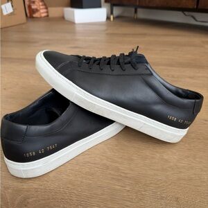 Common Projects Achilles Leather Sneaker (Black/White)